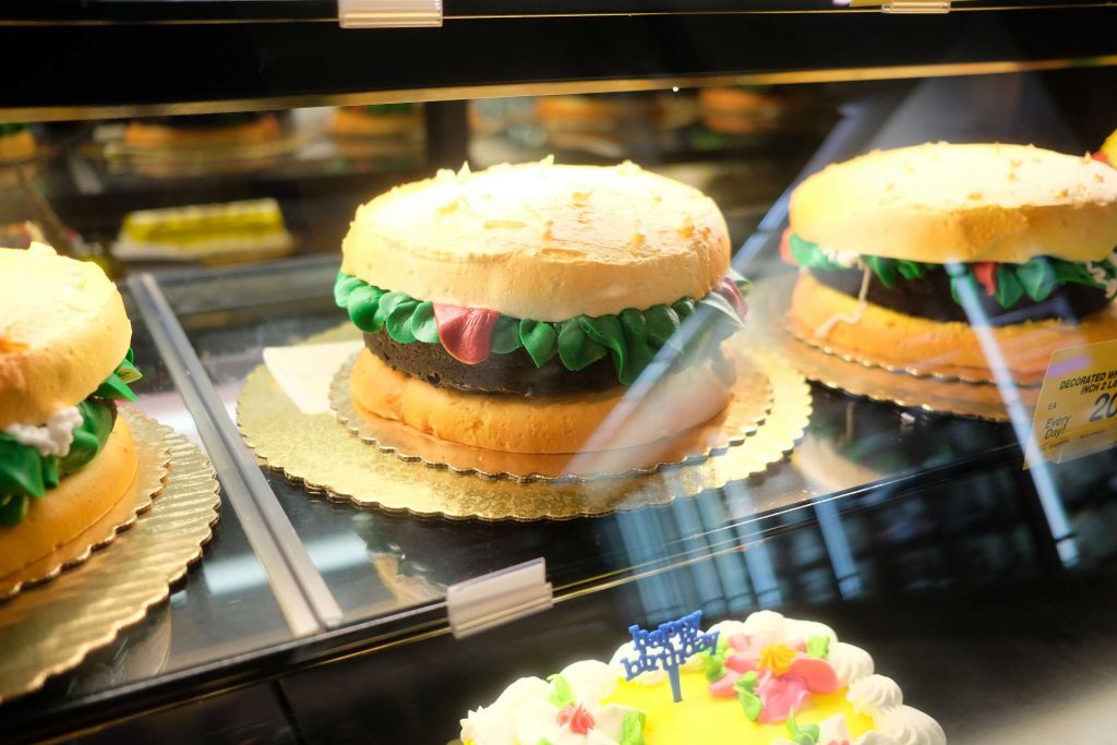 Burger Cake | FromDavid.com